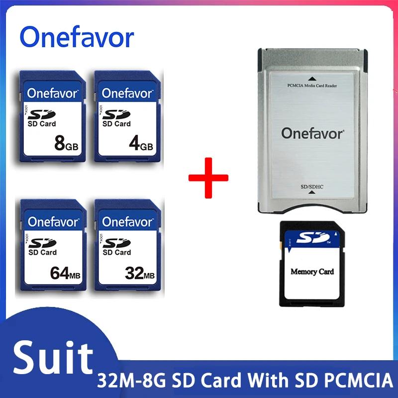 Onefava SD ī Ʈ SD PCMCIA ī, Ŀ CNC, 32MB, 64MB, 128MB, 256MB, 512 MB, 1GB, 2 SDHC ޸ Ʈī, 90 MB/S
